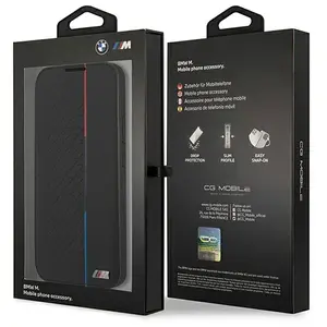 BMW Triangles Tricolor Geschikt Voor Samsung Galaxy S22 Plus Boekmodel hoesje pas cher