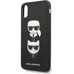 Karl Lagerfeld Coque De Téléphone Klhcpxsakickcbk Iphone Xxs Saffiano ... pas cher