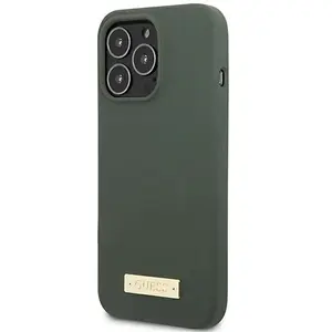 Guess Coque De Téléphone Guhmp13lspla Iphone 13 Pro13 6.1 Khaki Silicone Plate pas cher