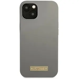CG MOBILE Guess GUHMP13SSPLG Coque rigide en silicone pour iPhone 13 Mini 5,4" Gris/gris pas cher