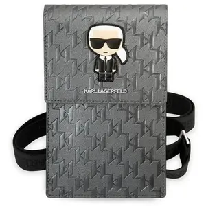 Comparateur de prix : Karl Lagerfeld Universal phone pouch - Monogram - Zilver