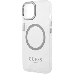 Guess Coque De Téléphone Guhmp14shtrms Iphone 14.15.13 6.1 Srebrny Outline pas cher