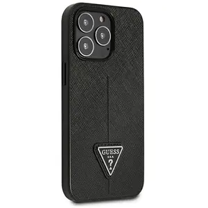 Guess Coque De Téléphone Guhcp14lpsatlk Iphone 14 Pro 6.1 Saffianotriangle pas cher