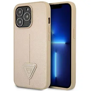 Guess Coque De Téléphone Guhcp14xpsatle Iphone 14 Pro Max 6.7 Saffianotriangle pas cher