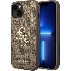 Guess hoesje geschikt voor iPhone 14 - Backcover - 4G - Big Metal Logo... pas cher