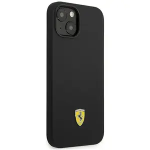 Ferrari Coque De Téléphone Fehcp14msibbk Iphone 14 Plus15 Plus 6.7 Silicone pas cher