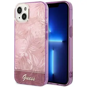 Guess Coque De Téléphone Guhcp14mhgjghp Iphone 14 Plus15 Plus 6.7 Jungle Collection pas cher