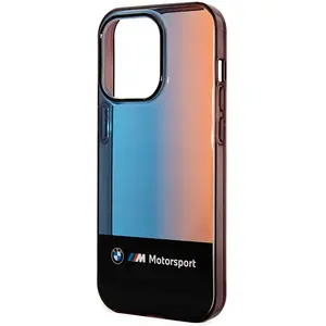 BMW M Half Tricolor Back Case - Apple iPhone 14 Pro Max (6.7") - Zwart pas cher