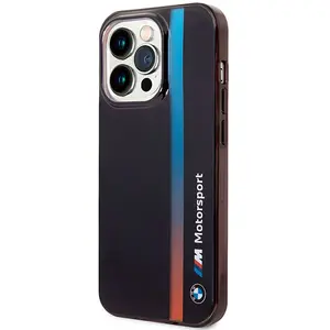 Comparateur de prix : BMW Tricolor Stripe - Coque pour iPhone 14 Pro Max (Noir) - 3666339067717