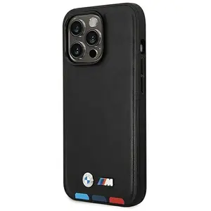 Bmw Coque De Téléphone Bmhmp14x22ptdk Iphone 14 Pro Max 6.7 Leather Stamp Tricol pas cher
