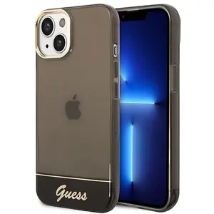 Guess GUHCP14MHGCOK Coque de protection rigide transparente pour iPhon... pas cher