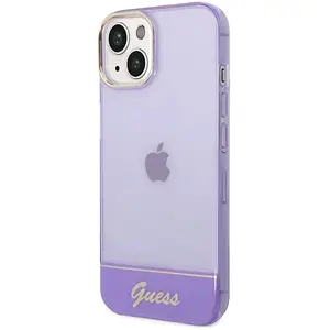 Guess Translucent - Coque pour iPhone 14 Plus (Violet) - 3666339088279 pas cher