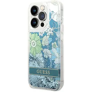 Guess GUHCP14LLFLSN Coque rigide pour iPhone 14 Pro 6,1" Motif fleur V... pas cher