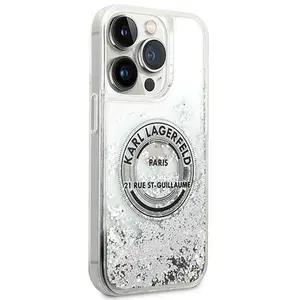 KARL LAGERFELD KLHCP14LLCRSGRS Coque rigide pour iPhone 14 Pro 6,1" Ar... pas cher