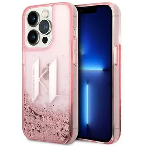 Comparateur de prix : Karl Lagerfeld Liquid Glitter Big Logo Case - Coque pour iPhone 14 Pro...