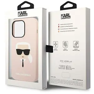 Karl Lagerfeld Silicone Back Cover Telefoonhoesje geschikt voor Apple ... pas cher