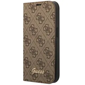 Comparateur de prix : Guess Coque arrière rigide pour iPhone 14 Pro Max - Script - Marron