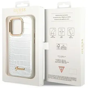 Guess Crocodile Back Case - Geschikt voor Apple iPhone 14 Pro (6.1") -... pas cher