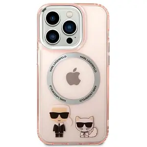 Karl Lagerfeld Coque De Téléphone Klhmp14xhkcp Iphone 14 Pro Max 6.7 Karl&choupette Aluminum pas cher
