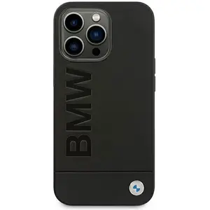 Comparateur de prix : iPhone 14 Pro Max Backcase hoesje - BMW - Effen Zwart - Leer