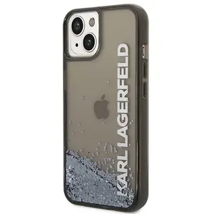 Karl Lagerfeld Liquid Glitter Translucide Allongé Logo Case - Coque po... pas cher