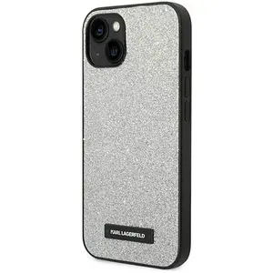 KARL LAGERFELD KLHCP14MG2ELS Coque rigide pour iPhone 14 Plus 6,7" Argenté/argenté pas cher