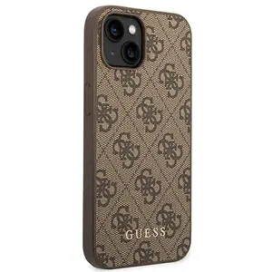 Guess 4G Back Case - Geschikt voor Apple iPhone 14 (6.1") - Bruin pas cher