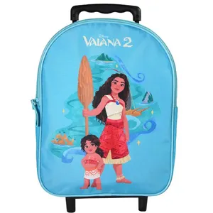 Bagtrotter - Vaiana - Disney - Sac à Dos Scolaire à Roulettes  - Bleu ...