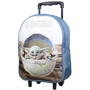 BAGTROTTER Sac à dos à roulettes 31 cm Disney Star Wars / The Mandalor... pas cher