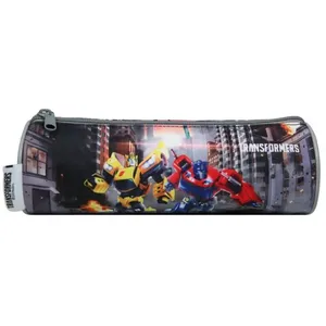 BAGTROTTER Trousse scolaire ronde Transformers GriseVendu parcdiscount