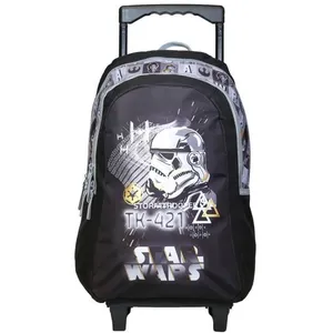 BAGTROTTER Sac à dos à roulettes Disney Star Wars Noir