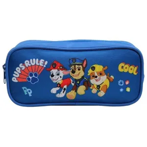 Trousse scolaire rectangulaire Pat'Patrouille Bleue Bagtrotter pas cher