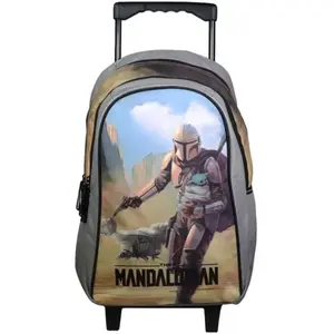 BAGTROTTER Sac à dos à roulettes Disney Star Wars / The Mandalorian Mu...
