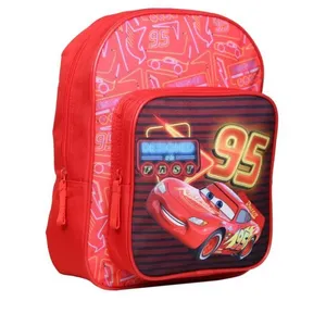 Sac à dos 31 cm avec poche Disney Cars Voiture Flash McQueen Rouge Bagtrotter