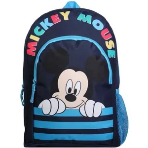 Sac à dos 37 cm avec poche Disney Mickey Bleu Bagtrotter