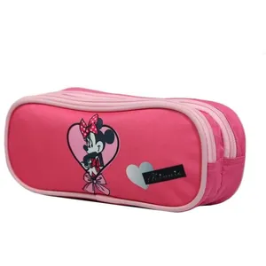 Trousse scolaire 2 compartiments Disney Minnie Cur Rose Bagtrotter