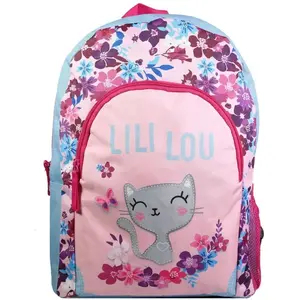 BAGTROTTER Sac à dos 37 cm avec poche Lili Lou Rose pas cher