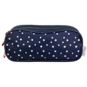 BAGTROTTER Trousse scolaire 2 compartiments Phileas Bleue ÉtoilesVendu parcdiscount
