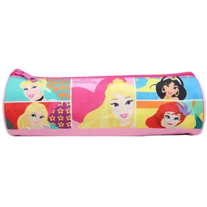 BAGTROTTER Trousse scolaire ronde Princesses Rose pas cher