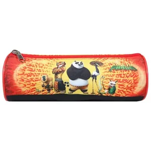 CMP BAGTROTTER Trousse scolaire 2 compartiments Kung Fu Panda Rouge pas cher