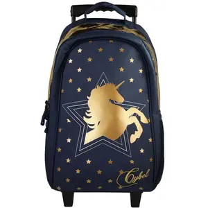 Bagtrotter - Cybel - Sac à Dos Scolaire - Sac à Dos à Roulettes -  Mar... pas cher