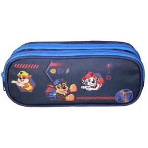 Trousse scolaire - Pat'Patrouille - 2 compartiments - Bleu - Polyester... pas cher