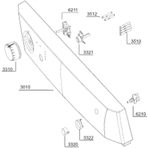 Beko Bandeau (repère 3010) - Lave-vaisselle (1731761600 BEKO) pas cher