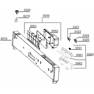 Beko Bandeau (repère 3010) - Lave-vaisselle (1745950044 BEKO)