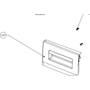 Beko Façade boite à produits - Lave-linge (1912504155 BEKO) pas cher