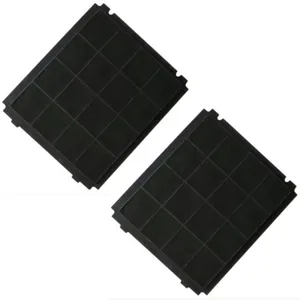 Filtres à charbon - AIRFORCE - Lot de 2 - 305x266x15mm - Compatible avec plusieurs hottes pas cher