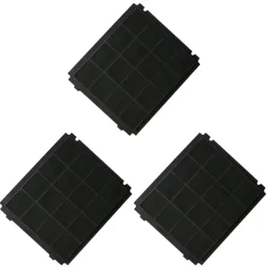 Filtres à charbon - AIRFORCE - Lot de 3 - 305x266x15mm - Compatible av... pas cher
