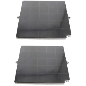 Filtre à charbon - AIRFORCE - FC120 - Lot de 2 - 260x256x17 mm - Compatible avec plusieurs hottes pas cher