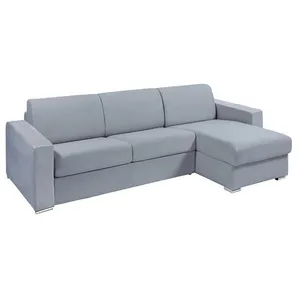 VENTE-UNIQUE Canapé dangle réversible convertible express en tissu gris - Couchage 140 cm - Matelas 14 cm - CALITO pas cher