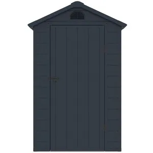 VENTE-UNIQUE Abri de jardin en résine gris anthracite 1,39 m² - CESIO pas cher